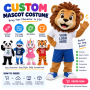 Custom Mascot Costume – Personalized Mascot Made from Your Logo or Design