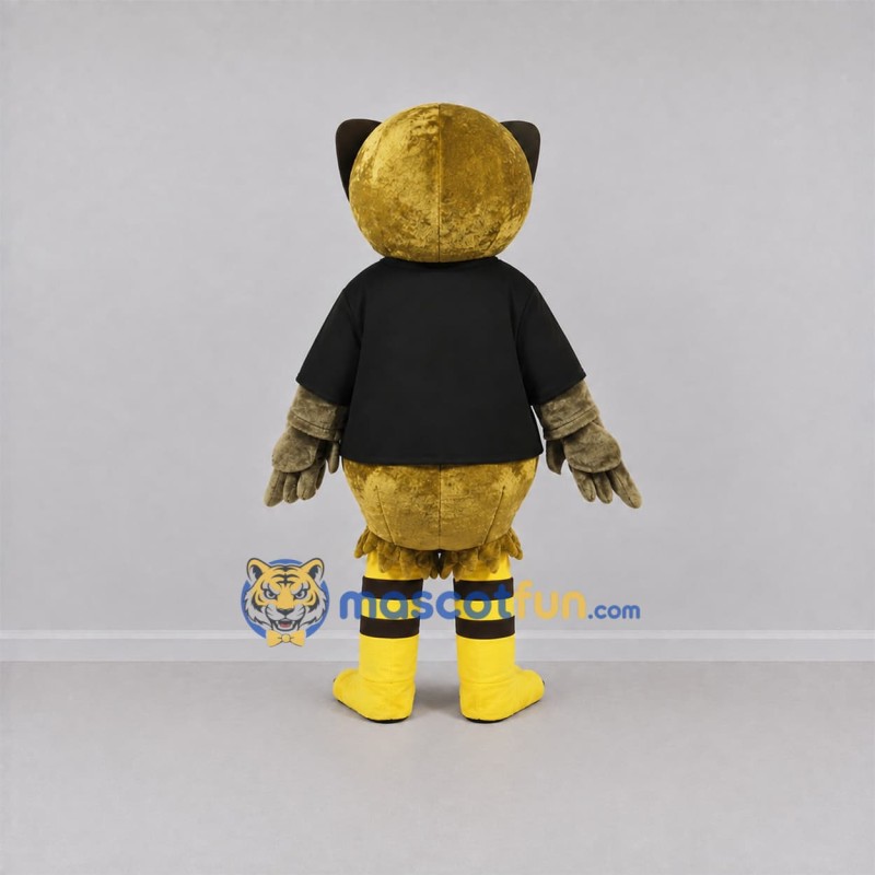 Custom Brown Owl Mascot Costume Adult Full Body Suit for School Events