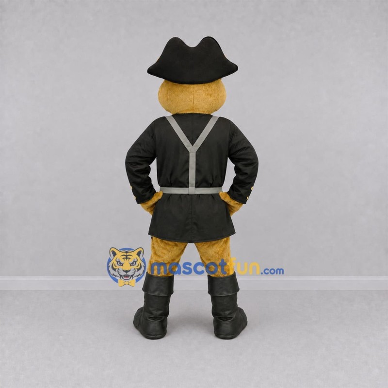 Custom Brown Cat Pirate Mascot Costume Adult Full Body Suit for Parades Custom Brown Cat Pirate Mascot Costume Adult Full Body Suit for Parades