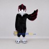Custom Black and Burgundy Bird Mascot Costume Adult Full Body Suit for Sports Events Custom Black and Burgundy Bird Mascot Costume Adult Full Body Suit for Sports Events