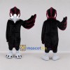 Custom Black and Burgundy Bird Mascot Costume Adult Full Body Suit for Sports Events Custom Black and Burgundy Bird Mascot Costume Adult Full Body Suit for Sports Events