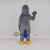 Custom Gray Bird Mascot Costume Adult Full Body Suit for Sports Events