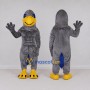 Custom Gray Bird Mascot Costume Adult Full Body Suit for Sports Events