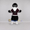 Custom Black and White Bird Mascot Costume Adult Full Body Suit for School Events Custom Black and White Bird Mascot Costume Adult Full Body Suit for School Events