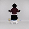 Custom Black and White Bird Mascot Costume Adult Full Body Suit for School Events Custom Black and White Bird Mascot Costume Adult Full Body Suit for School Events