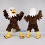 Custom Brown and White Bald Eagle Mascot Costume Adult Full Body Suit for Sports Events