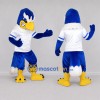 Custom Blue and White Bird Mascot Costume Adult Full Body Suit for Sports Events Custom Blue and White Bird Mascot Costume Adult Full Body Suit for Sports Events