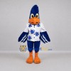 Custom Blue Tropical Bird Mascot Costume Adult Full Body Suit for Summer Parties Custom Blue Tropical Bird Mascot Costume Adult Full Body Suit for Summer Parties