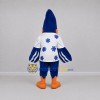Custom Blue Tropical Bird Mascot Costume Adult Full Body Suit for Summer Parties Custom Blue Tropical Bird Mascot Costume Adult Full Body Suit for Summer Parties