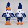 Custom Blue Tropical Bird Mascot Costume Adult Full Body Suit for Summer Parties