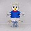 Custom Gray Owl Mascot Costume Adult Full Body Suit for School Events Custom Gray Owl Mascot Costume Adult Full Body Suit for School Events