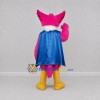 Custom Pink Superhero Bird Mascot Costume Adult Full Body Suit for Themed Parties Custom Pink Superhero Bird Mascot Costume Adult Full Body Suit for Themed Parties