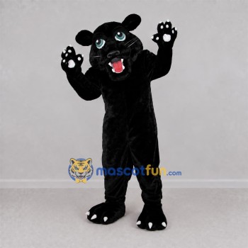 Custom Black Panther Mascot Costume Adult Full Body Suit for Sports Events