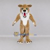 Custom Tan Saber-Toothed Cat Mascot Costume Adult Full Body Suit for Prehistoric Events Custom Tan Saber-Toothed Cat Mascot Costume Adult Full Body Suit for Prehistoric Events