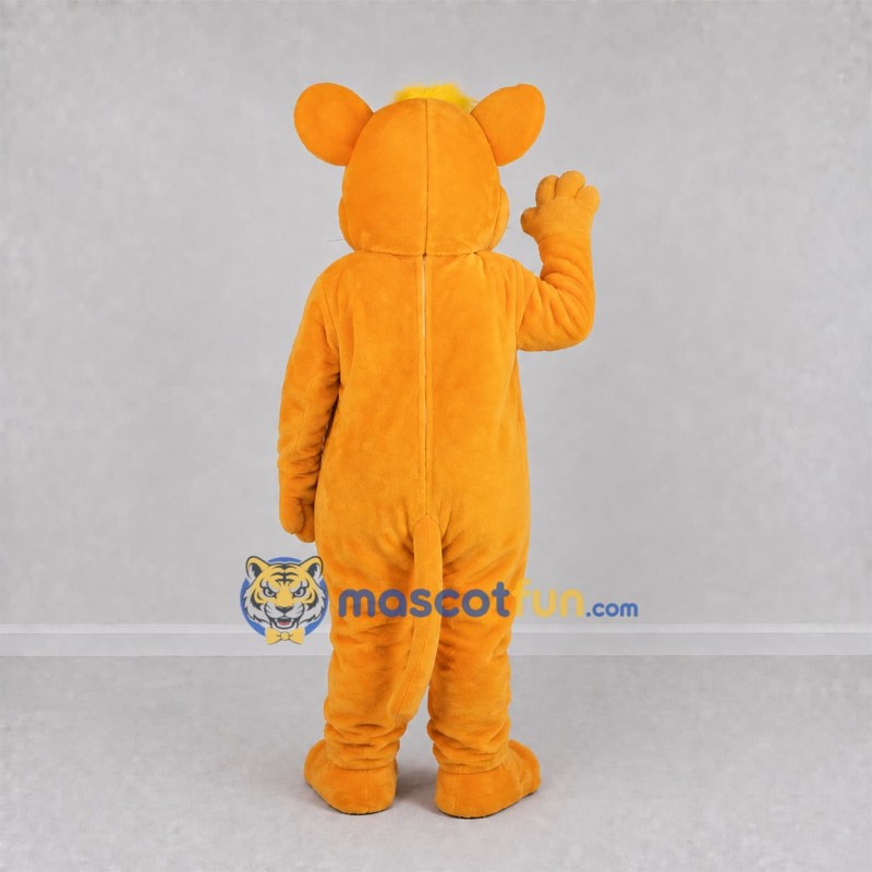 Custom Orange and Yellow Cat Mascot Costume Adult Full Body Suit for Birthday Parties Custom Orange and Yellow Cat Mascot Costume Adult Full Body Suit for Birthday Parties