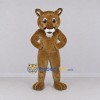 Custom Brown Cougar Mascot Costume Adult Full Body Suit for School Events Custom Brown Cougar Mascot Costume Adult Full Body Suit for School Events