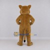 Custom Brown Cougar Mascot Costume Adult Full Body Suit for School Events Custom Brown Cougar Mascot Costume Adult Full Body Suit for School Events