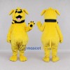 Custom Yellow Dog Mascot Costume Adult Full Body Suit for Birthday Parties