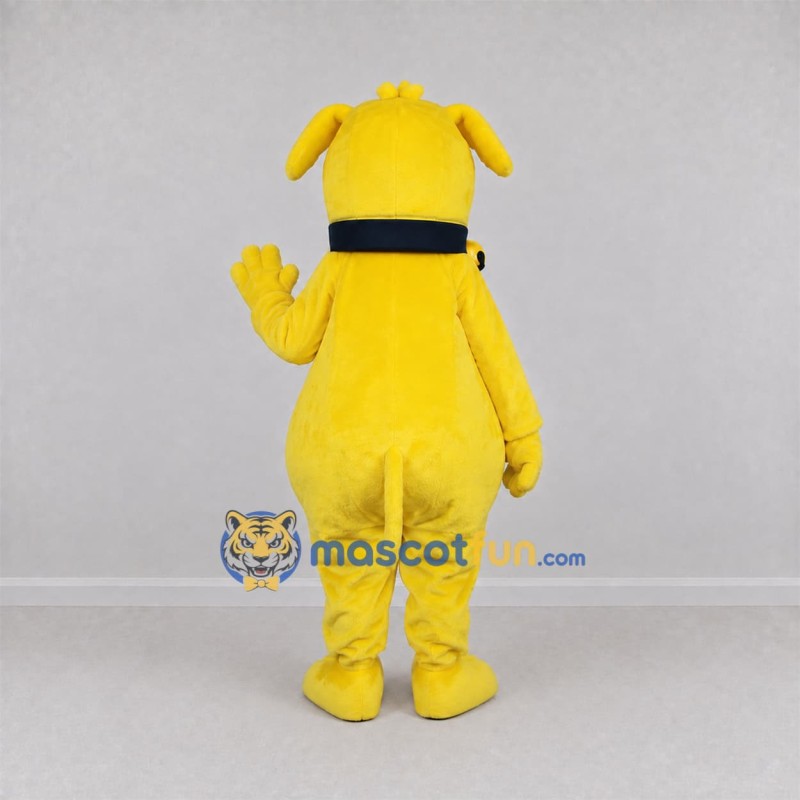 Custom Yellow Dog Mascot Costume Adult Full Body Suit for Birthday Parties Custom Yellow Dog Mascot Costume Adult Full Body Suit for Birthday Parties