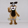 Custom Brown Dog Mascot Costume Adult Full Body Suit for School Events