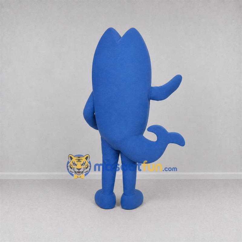 Custom Blue Fantasy Character Mascot Costume Adult Full Body Suit for Promotional Events