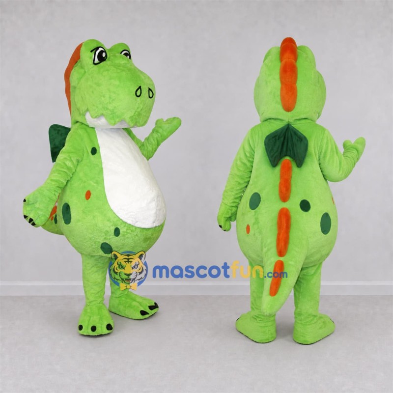 Custom Green Dragon Mascot Costume Adult Full Body Suit for Fantasy Events Custom Green Dragon Mascot Costume Adult Full Body Suit for Fantasy Events