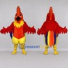 Custom Red and Yellow Rooster Mascot Costume Adult Full Body Suit for Farm Events