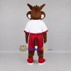 Custom Brown and White Fox Mascot Costume Adult Full Body Suit for Sports Events Custom Brown and White Fox Mascot Costume Adult Full Body Suit for Sports Events