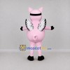 Custom Pink Flying Pig Mascot Costume Adult Full Body Suit for Themed Parties Custom Pink Flying Pig Mascot Costume Adult Full Body Suit for Themed Parties