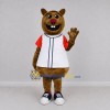 Custom Brown Rodent Mascot Costume Adult Full Body Suit for Sports Events
