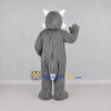Custom Gray and White Wolf Mascot Costume Adult Full Body Suit for Sports Events Custom Gray and White Wolf Mascot Costume Adult Full Body Suit for Sports Events