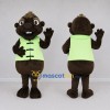 Custom Brown Rodent Mascot Costume Adult Full Body Suit for Water Safety Events