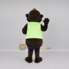 Custom Brown Rodent Mascot Costume Adult Full Body Suit for Water Safety Events