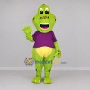 Custom Green and Purple Dinosaur Mascot Costume Adult Full Body Suit for Dinosaur Themed Parties Custom Green and Purple Dinosaur Mascot Costume Adult Full Body Suit for Dinosaur Themed Parties