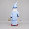Custom Light Blue Wizard Mascot Costume Adult Full Body Suit for Fantasy Events Custom Light Blue Wizard Mascot Costume Adult Full Body Suit for Fantasy Events
