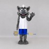 Custom Gray Animal Character Mascot Costume Adult Full Body Suit for Sports Events Custom Gray Animal Character Mascot Costume Adult Full Body Suit for Sports Events