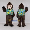 Custom Brown Monkey Mascot Costume Adult Full Body Suit for Tropical Parties Custom Brown Monkey Mascot Costume Adult Full Body Suit for Tropical Parties