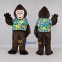 Custom Brown Monkey Mascot Costume Adult Full Body Suit for Tropical Parties