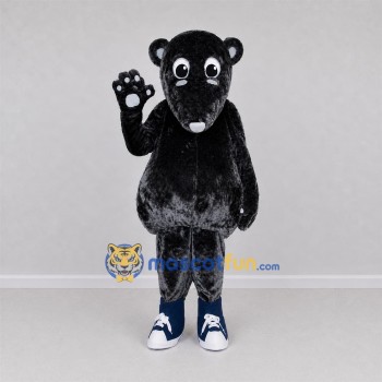 Custom Dark Gray Animal Character Mascot Costume Adult Full Body Suit for School Events Custom Dark Gray Animal Character Mascot Costume Adult Full Body Suit for School Events