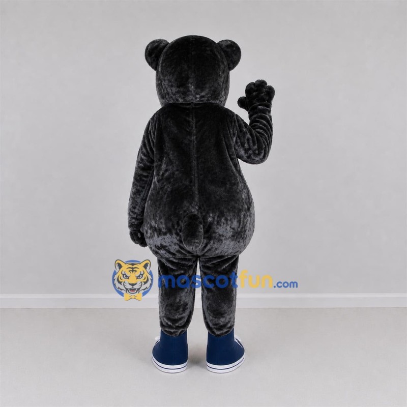 Custom Dark Gray Animal Character Mascot Costume Adult Full Body Suit for School Events Custom Dark Gray Animal Character Mascot Costume Adult Full Body Suit for School Events
