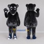 Custom Dark Gray Animal Character Mascot Costume Adult Full Body Suit for School Events