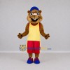 Custom Brown Rodent Mascot Costume Adult Full Body Suit for Sports Events