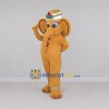 Custom Golden Yellow Elephant Mascot Costume Adult Full Body Suit for Festivals Custom Golden Yellow Elephant Mascot Costume Adult Full Body Suit for Festivals