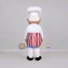 Custom White and Red Chef Mascot Costume Adult Full Body Suit for Food Festivals Custom White and Red Chef Mascot Costume Adult Full Body Suit for Food Festivals