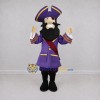 Custom Purple and Gold Pirate Captain Mascot Costume Adult Full Body Suit for Pirate Themed Parties Custom Purple and Gold Pirate Captain Mascot Costume Adult Full Body Suit for Pirate Themed Parties
