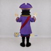 Custom Purple and Gold Pirate Captain Mascot Costume Adult Full Body Suit for Pirate Themed Parties Custom Purple and Gold Pirate Captain Mascot Costume Adult Full Body Suit for Pirate Themed Parties