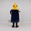 Custom Navy Blue and Gold Ancient Warrior Mascot Costume Adult Full Body Suit for Sports Events Custom Navy Blue and Gold Ancient Warrior Mascot Costume Adult Full Body Suit for Sports Events