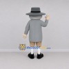 Custom Gray Colonial Gentleman Mascot Costume Adult Full Body Suit for Historical Events Custom Gray Colonial Gentleman Mascot Costume Adult Full Body Suit for Historical Events