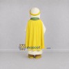Custom White and Yellow Robed Character Mascot Costume Adult Full Body Suit for Themed Events Custom White and Yellow Robed Character Mascot Costume Adult Full Body Suit for Themed Events