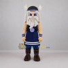 Custom Navy Blue Viking Mascot Costume Adult Full Body Suit for Sports Events Custom Navy Blue Viking Mascot Costume Adult Full Body Suit for Sports Events
